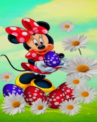 Minnie Mouse paint by numbers