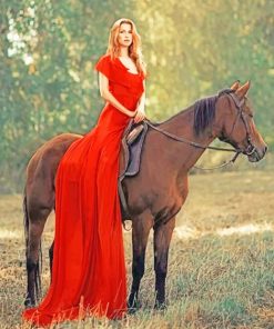 Horse And Girl Photography paint by numbers