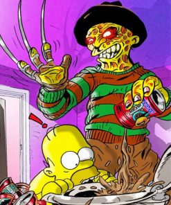 Michael Myers The Simpsons Paint by numbers