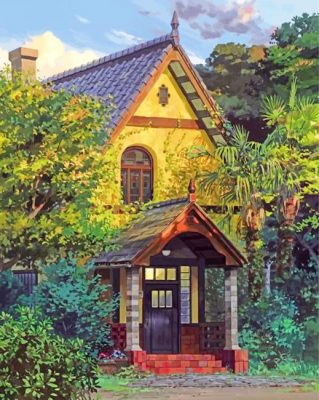 studio-ghibli-house-paint-by-number