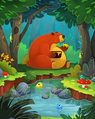 brown-bear-eating-honey-paint-by-numbers