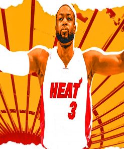 dwyane wade art paint by numbers