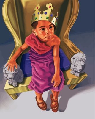 African King Boy Paint by numbers