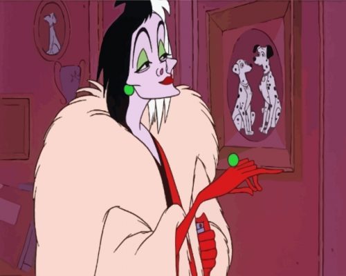 Disney Cruella De Vil Paint by numbers