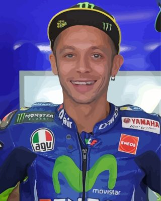 Valentino Rossi Paint by numbers