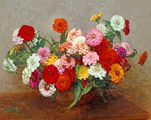 Flowers Bouquet Paint by numbers