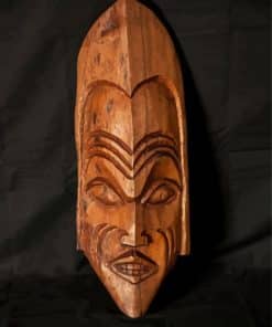 African Wooden Mask Paint By Numbers