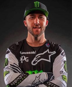American Motocross Racer Eli Tomac Paint By Numbers