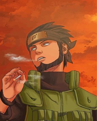 Asuma Sarutobi Art Paint By Numbers