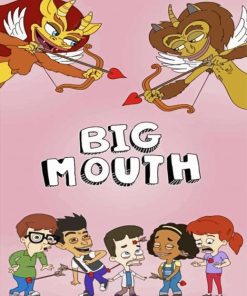 Big Mouth Poster Paint By Numbers