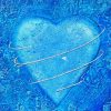 Blue Heart Art Paint By Numbers