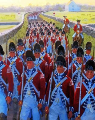 British Grenadiers Art Paint By Numbers