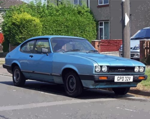 Ford Capri Mk3 Paint By Numbers