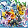 Eeveelutions Pokémon Paint By Numbers