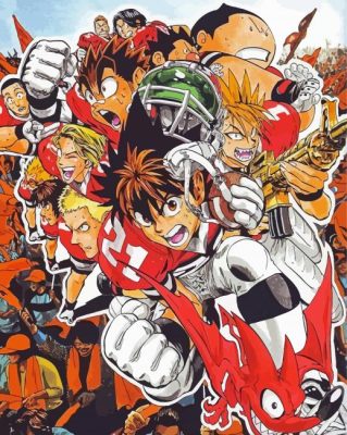 Eyeshield 21 Characters Art Anime Paint By Numbers