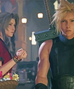 Final Fantasy VII Video Game Characters Paint By Numbers