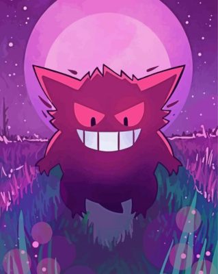 Gengar Paint By Numbers