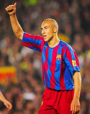 Henrik Larsson Fc Barcelona Paint By Numbers