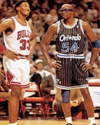 Horace Grant And Scottie Pippen Paint By Numbers