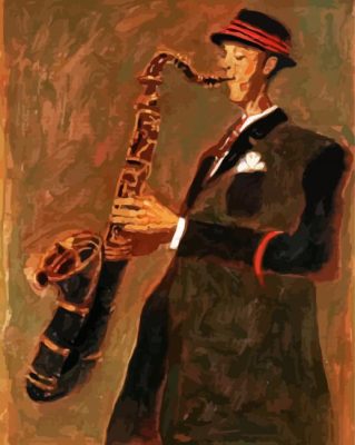 Horn Player Paint By Numbers