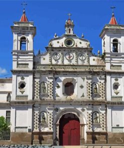 Iglesia Los Dolores Tegucigalpa Paint By Numbers