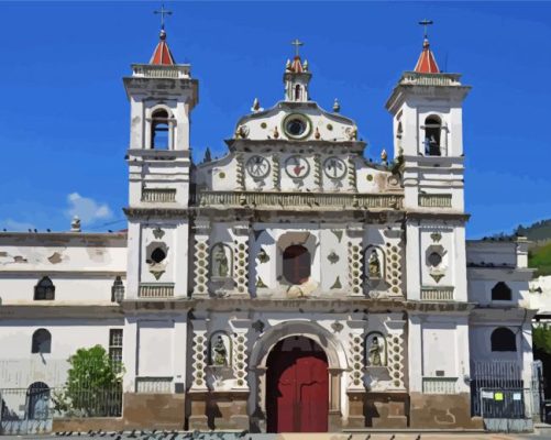 Iglesia Los Dolores Tegucigalpa Paint By Numbers