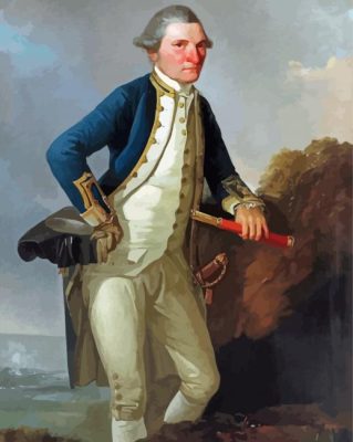 Captain James Cook Portrait Paint By Numbers