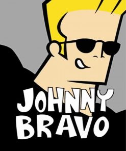 Johnny Bravo Character Paint By Numbers