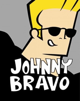 Johnny Bravo Character Paint By Numbers