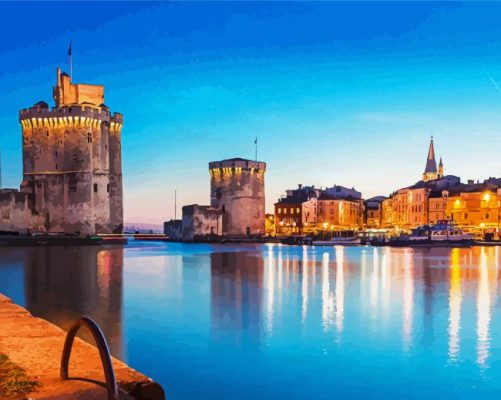 La Rochelle Port Paint By Numbers