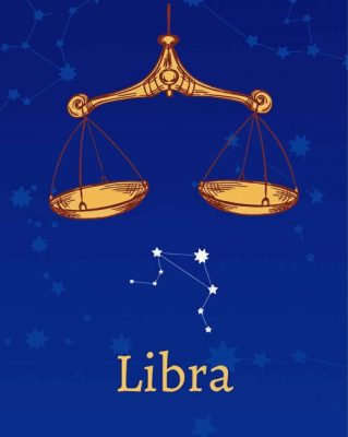 Libra Sign Zodiac Paint By Numbers