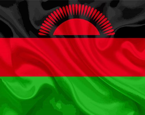 Malawi Flag Paint By Numbers