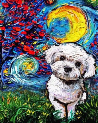 Maltipoo Art Paint By Numbers