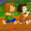 Peppermint Patty And Marcie Paint By Numbers
