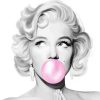Marilyn Monroe Blowing Bubble Gum Paint By Numbers
