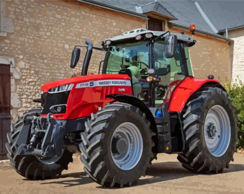 Massey Ferguson Tractor Paint By Numbers