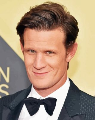 Matt Smith Smiling Paint By Numbers