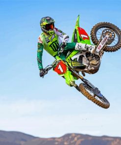 Motocross Racer Eli Tomac Paint By Numbers