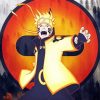Naruto Uzumaki Nine Tails Sage Mode Paint By Numbers