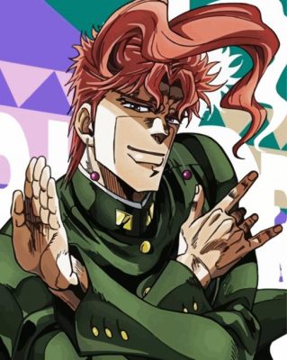 Noriaki Kakyoin JoJo's Bizarre Adventure Paint By Numbers