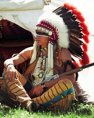 North American Indian Paint By Numbers