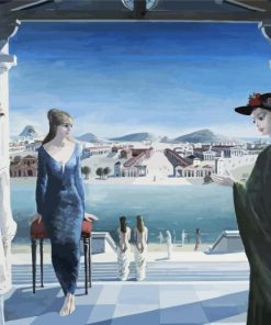 Paul Delvaux A Walk With Love And Death Paint By Numbers