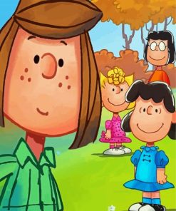 Peppermint Patty With Friends Paint By Numbers