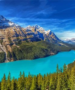 Peyto Lake In Canada Paint By Numbers