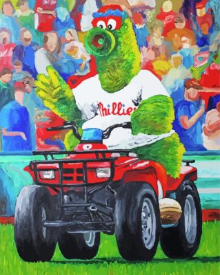 Phillie Phanatic Paint By Numbers