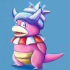 Pokemon Species Slowking Art Paint By Numbers