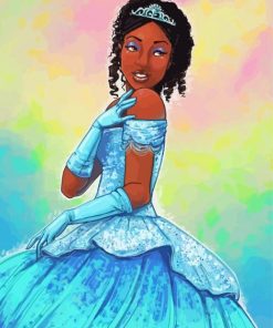 Princess Black Cinderella Paint By Numbers