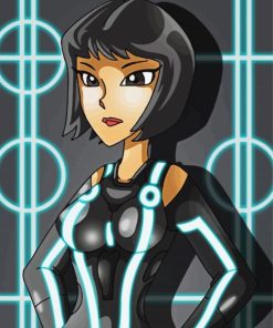Tron Legacy Quorra Art Paint By Numbers