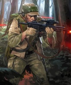 Rebel Trooper Paint By Numbers