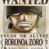 Roronoa Zoro One Piece Wanted Paint By Numbers